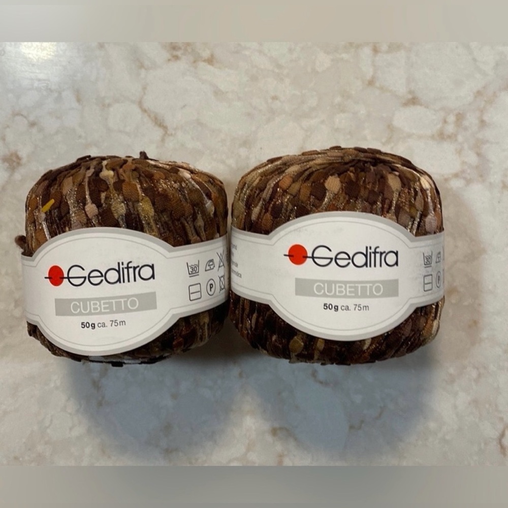 NWT! Gedifra Cubetto Multi-Color Yarn | 4 Skeins